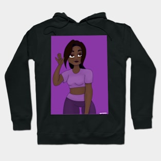 Purple workout Hoodie